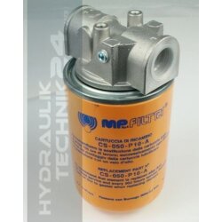 Hydraulik Rohrleitungsfilter 58 l/min kpl. Geh&auml;use...
