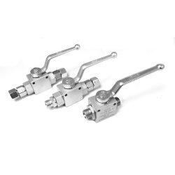 2/2 - Wege Kugelhahn Blockkugelhahn verzinkt Standard - metrisch  Aussengewinde - Innengewinde 10 L (M 16x1,5) leicht 1