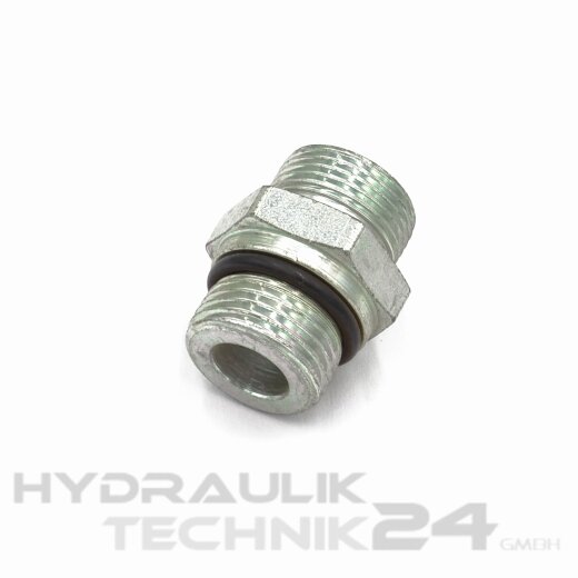 Gerade Einschraubverschraubung mit Weichdichtung 12S auf G 1/2"