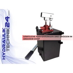 Hydraulik Handpumpe EW 25 ccm Stahltank 1 Liter