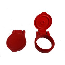 Staubschutz-Klappe Hydraulik Kupplung Muffe Staubschutzkappe BG3 FASTER rot