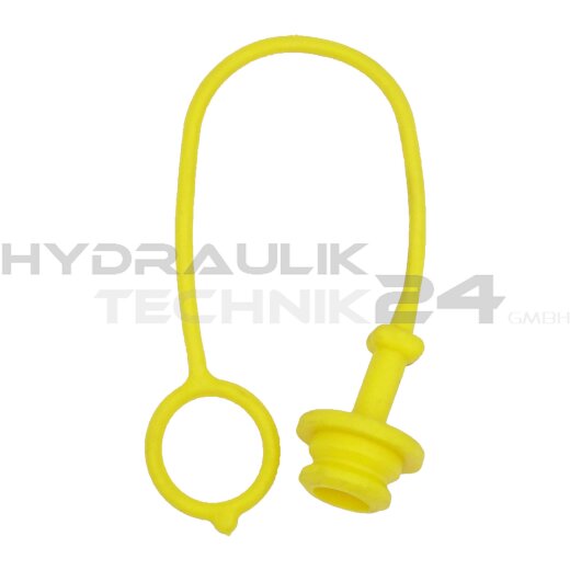 Staubschutz f. Hydraulik Kupplung Muffe/Dose BG3 gelb
