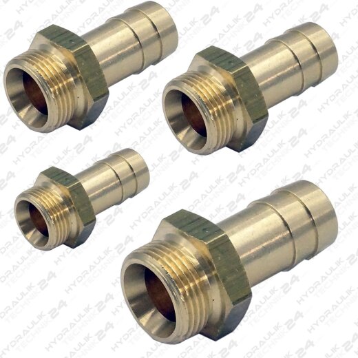 Gewindet&uuml;llen mit metrischem Gewinde, T&uuml;lle, Schlauch, Luft, Druckluft G1/4" 6mm