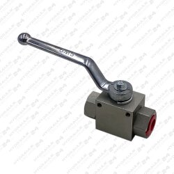 Kugelhahn DN 6 G 1/4" 500 bar Hydraulik 2/2 Wege