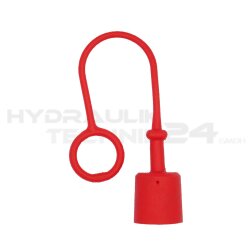 Staubschutz f. Hydraulik Kupplung Stecker BG3 rot