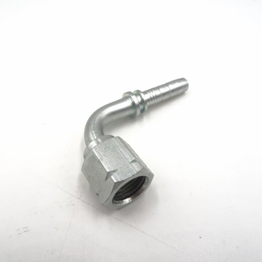Schlaucharmatur NW12 JIC (DKJ)  7/8"-90&deg; Mutter Nr.447