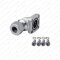 Winkel-Flanschverschraubungen mit quadratischem Pumpenflansch 15L LK35