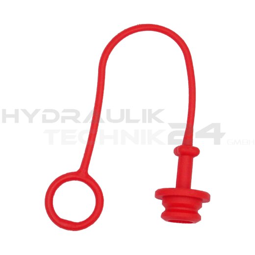Staubschutz f. Hydraulik Kupplung Muffe/Dose BG3 rot
