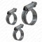 Schneckengewinde - Schlauchschellen - Bandbreite 12 mm  (DIN 3017-1) 25 - 40 mm