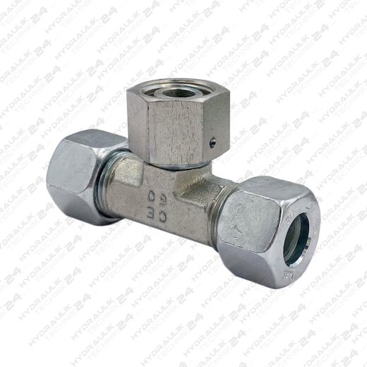 Einstellbare T - Verschraubung 12 L