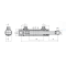 Hydraulikzylinder 70/40 800 Hub mit Querbohrung