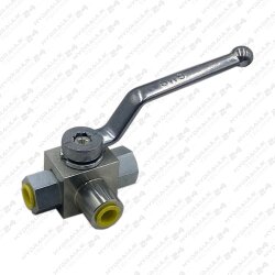 3/2-Wege Hydraulik Kugelhahn Umschalthahn G 1/2"
