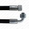 Hydraulikschlauch NW 6/2 8S  SW 19  DKOS - CES - Anschlu&szlig; und L&auml;nge w&auml;hlbar Gerade - 90&deg; Bogen 3500 mm