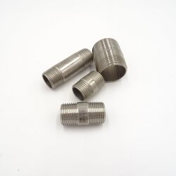 Rohrnippel Doppelnippel Langnippel VA 1.4571 R 3/4“ Länge 150 mm