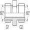 Gerade Verschraubung Doppelnippel Zoll BSP  G 1/2&quot; x G 1/2&ldquo; - 10 St&uuml;ck