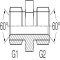 Gerade Verschraubung Doppelnippel Zoll BSP  G 1/2&quot; x G 1/2&ldquo; - 10 St&uuml;ck