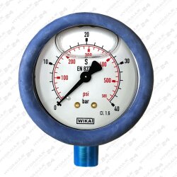 Hydraulik Manometer ø63 mm Glycerin Edelstahl  0...