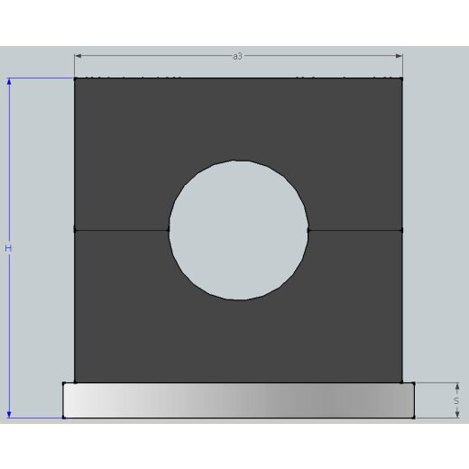 Hydraulik Rohrschellen schwarz von 6 bis 50 mm Standard -  Baureihe leicht L 48,3 (1.1/2- )
