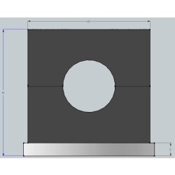 Hydraulik Rohrschellen schwarz von 6 bis 50 mm Standard -...