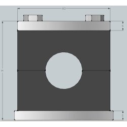 Hydraulik Rohrschellen schwarz von 6 bis 50 mm Standard ?...