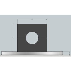 Hydraulik Rohrschellen schwarz von 6 bis 50 mm Standard -...