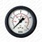 Hydraulik Manometer &oslash;63 mm Glycerin Edelstahl ECO-Line 0 bis 60 bar mit Staubschutz SCHWARZ