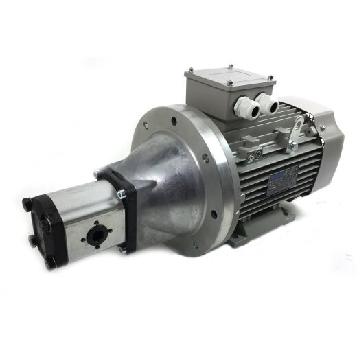 Hydraulikaggregat (Motor-Pumpeneinheit) mit Elektromotor 380/400 Volt ab 2,2 KW