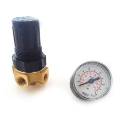 Druckregler - Mini - f&uuml;r Luft und Wasser 340 l/min Regler Luftregler Miniregler