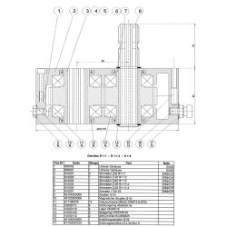 Umkehrgetriebe Zapfwellengetriebe| 1:2 | mit 1 Stummel