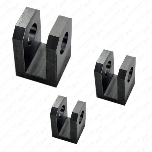Gabel-Kopf CFS 30mm Anschweißgabel Hydraulikzylinder