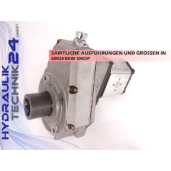 Zapfwellengetriebe BG 2  mit Pumpe 25 ccm mit Hohlwelle