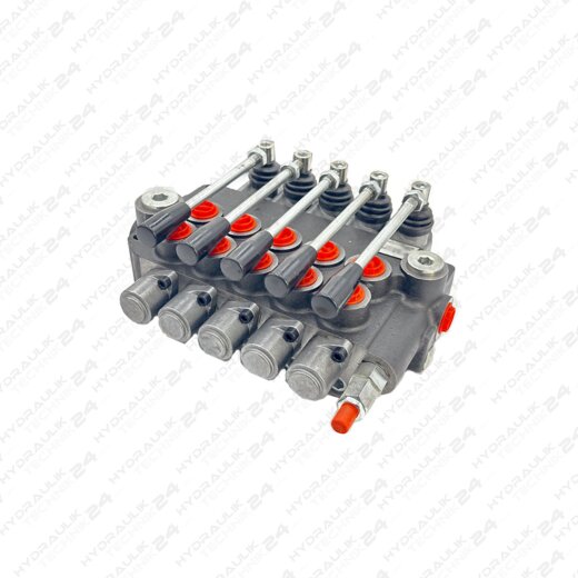 Handhebelventil Steuerventil Hydraulik Holzspalter 80L 5-heblig Handsteuerventil