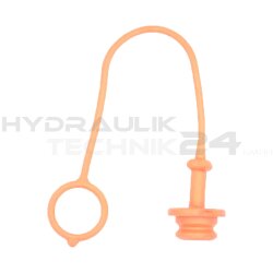 Staubschutz f. Hydraulik Kupplung Muffe/Dose BG3 orange