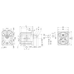 Hydraulikpumpe 4,2 ccm/U - Baugr&ouml;&szlig;e 2 - konische Welle 1:8 - rechtsdrehend