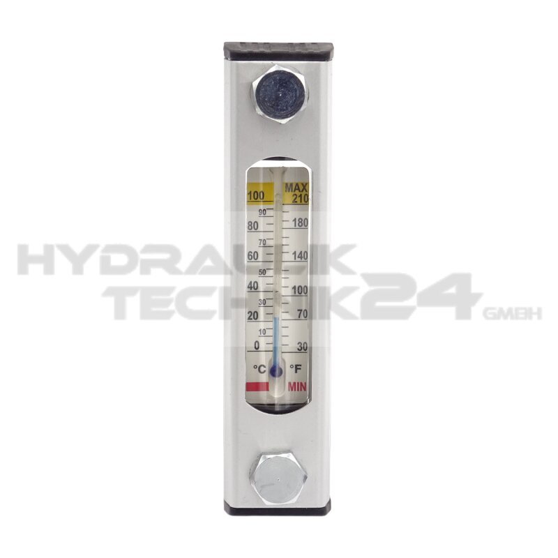 Ölstandsanzeige Lochabstand 76 mm /mit thermometer Hydraulik Ölschauglas 