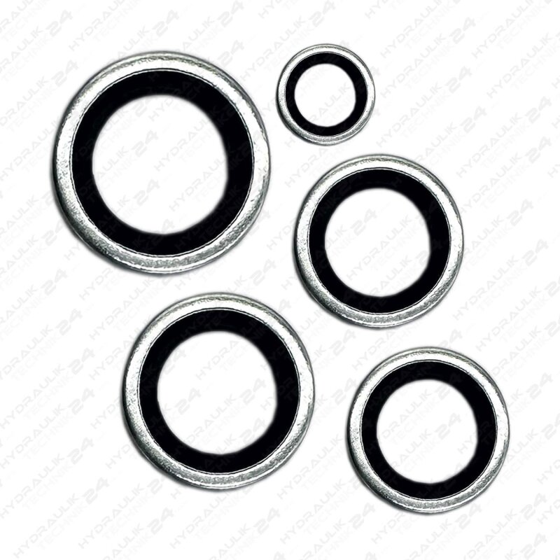 Produktbild von 10 O-Ringe 35x3 Mm NBR 70 Shore – Dichtomatik, Schwarz, Für Dichtungen