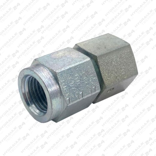 Hydraulik Manometer Anschlu&szlig; Verschraubung  IG | AG - 1/4" 8L_Innengewinde