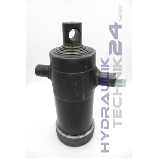 Teleskopzylinder Hydraulik 4-stufig - 790 mm Hub - 11,7t Querbohrung