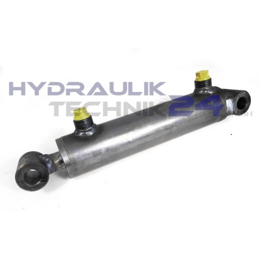 Hydraulikzylinder doppeltwirkend 80/40 - 350mm Hub mit Querbuchsen
