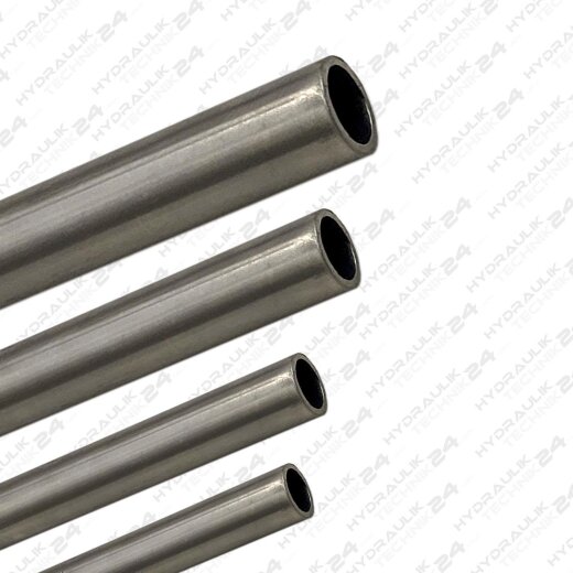 Hydraulikleitungsrohr nahtlos verzinkt versch. Gr&ouml;&szlig;en und L&auml;ngen w&auml;hlbar 8 x 1,0 6 x 2m