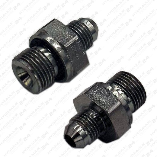 Gerade Einschraubverschraubung G 1/4" -  9/16 JIC Nichtmetrischer Adapter