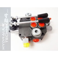 Handhebelventil Steuerventil 80Ltr 2-heblig DW mit...