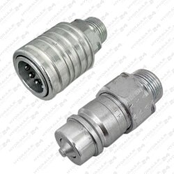 Hydraulik Kupplung Stecker Dose 75L/Min Muffe Gr.3...