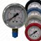 Hydraulik Vakuum Manometer ø63  mm Anschluss unten Glycerin Edelstahl -1 bis 15 bar