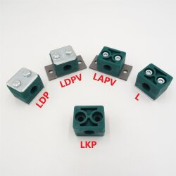 Hydraulik Rohrschellen gr&uuml;n von 6 bis 50 mm versch. Varianten