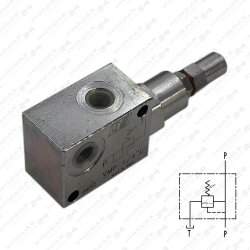 Hydraulik Druckbegrenzungsventil 1/4" | 10-180 bar...