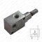 Hydraulik Druckbegrenzungsventil 1/4" | 10-180 bar mit Hutmutter