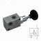 Hydraulik Druckbegrenzungsventil 1/4" | 10-50 bar mit Handrad