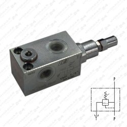 Hydraulik Druckbegrenzungsventil 1/2" | 10-180 bar...