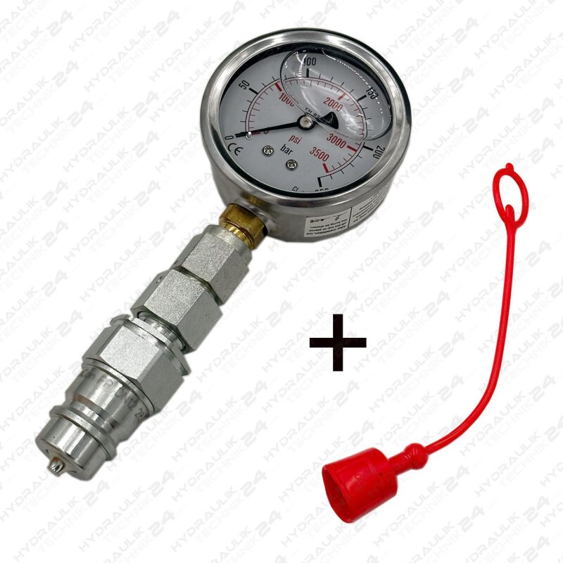 Glycerinmanometer DN100, 0–16 Bar, Rückseitiger Anschluss 1/2″, Für Hydraulik Und Pneumatik – Robust Und Vibrationsgedämpft